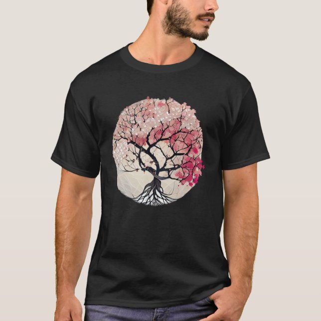 Camiseta Embrace the Magic of Nature with this Cherry Bloss (Frente)