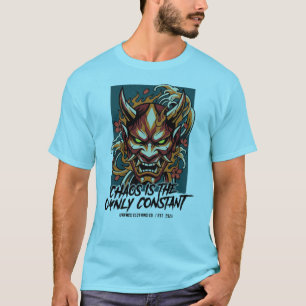 Camiseta Embrace The Tempest Oni Mask – Chaos Is