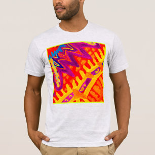 Camiseta Embrulhando Design de padrão colorido