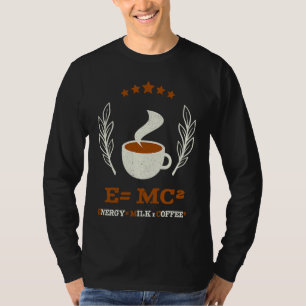 Camiseta EMC2 Café Científico Energia Leite Café