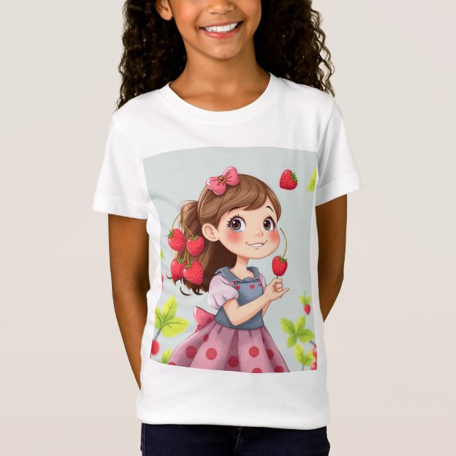 Camiseta Emely – Die Erdbeerprinzessin (Frente)