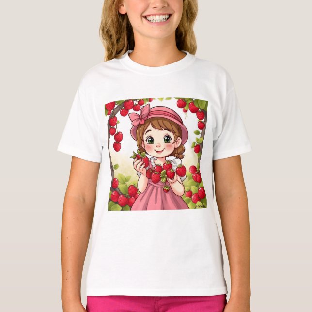 Camiseta Emely – Die Erdbeerprinzessin (Frente)