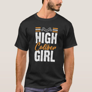 Camiseta Emenda de segundo de Arma para Meninas de Alto Cal