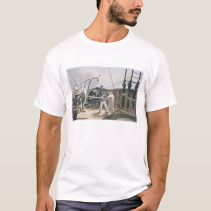 Camiseta Emendando o cabo após o primeiro acidente na boa