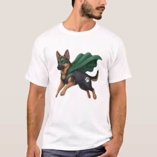 Camiseta Emerald Cape German Shepherd Hero T