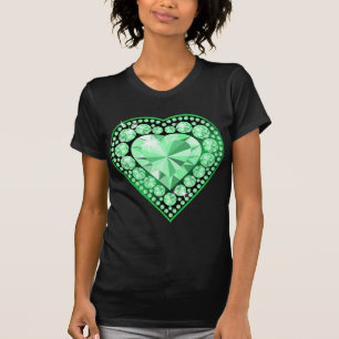 Camiseta Emerald Gem Heart