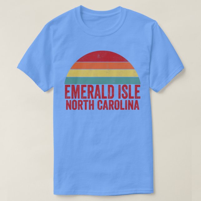 Camiseta Emerald Isle North olina (Frente do Design)