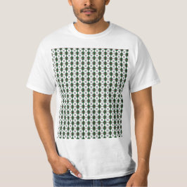 Camiseta Emerald Ruby Diamond Gemstone Art Red Green