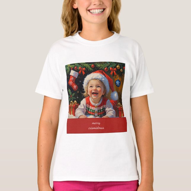 Camiseta Emerald Simples Garota Santa Fofa (Frente)