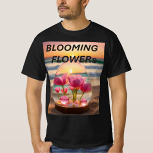 Camiseta EmeraldShore e GlassHeart Blooms