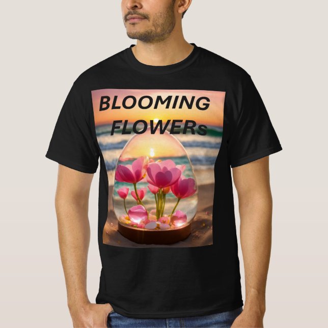 Camiseta EmeraldShore e GlassHeart Blooms (Frente)