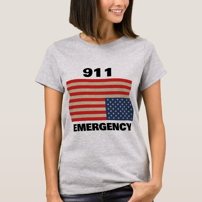 Camiseta Emergência 911 (Frente)