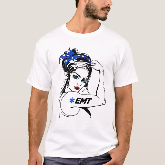 Camiseta Emergência EMT Rosie, O Vieiro (Frente)