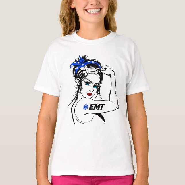 Camiseta Emergência EMT Rosie, O Vieiro (Frente)