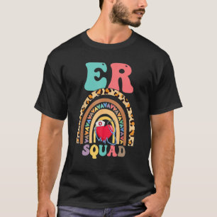 Camiseta Emergência Sala ER Enfermeiro Hospital Rainbo