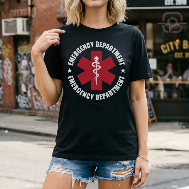 Camiseta Emergency Department Star of Life Medical Emblem (Emergency Department Star of Life Medical Emblem T-Shirt)