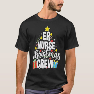 Camiseta Emergency Room Nursing Xmas Squad ER Nurse Christm