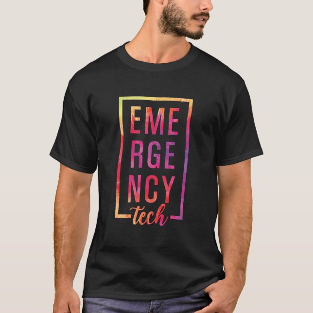Camiseta Emergency Room Tech Er Tech Er Technician (Frente)