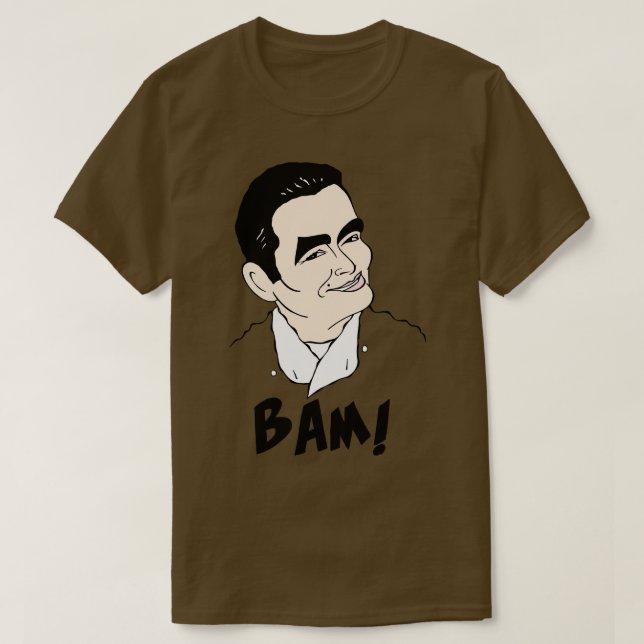 Camiseta EMERIL LAGASSE BAM FAN ART TSirt (Frente do Design)