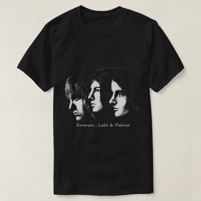 Camiseta Emerson, Lake &amp; Palmer Trilogy Tribute Classic (Frente do Design)