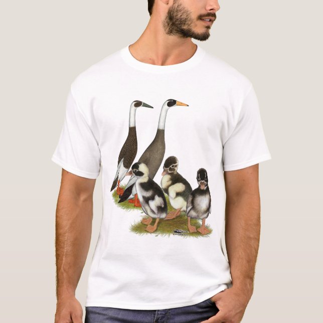 Camiseta Emery Penciled Runner Duck Family (Frente)