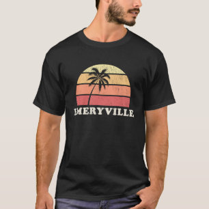 Camiseta Emeryville CA Vintage 70s - Design de retorno retr