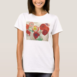 Camiseta Emil Nolde - papoilas vermelhas