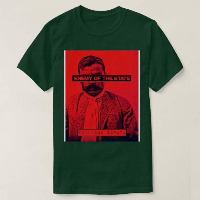 Camiseta Emiliano Zapata R (Frente do Design)