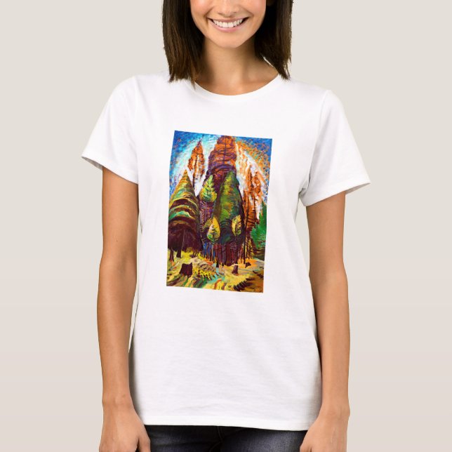Camiseta Emily Carr British Columbia Landscape 1934 (Frente)