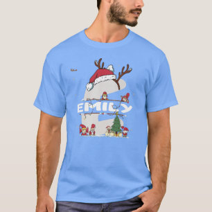 Camiseta Emily Christmas w Emily Name for funny Xmas