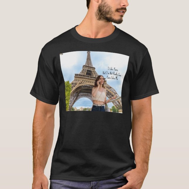 Camiseta Emily em Paris, Emily em Paris, como vestir o pode (Frente)