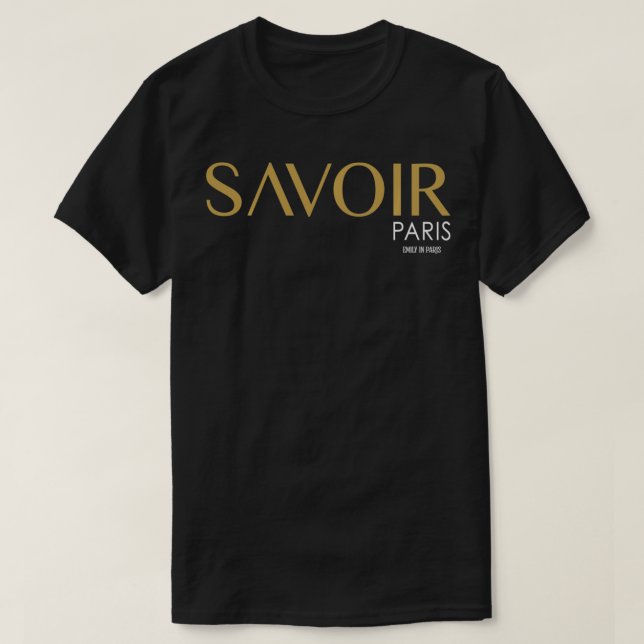 Camiseta Emily em Paris Savoir (Frente do Design)