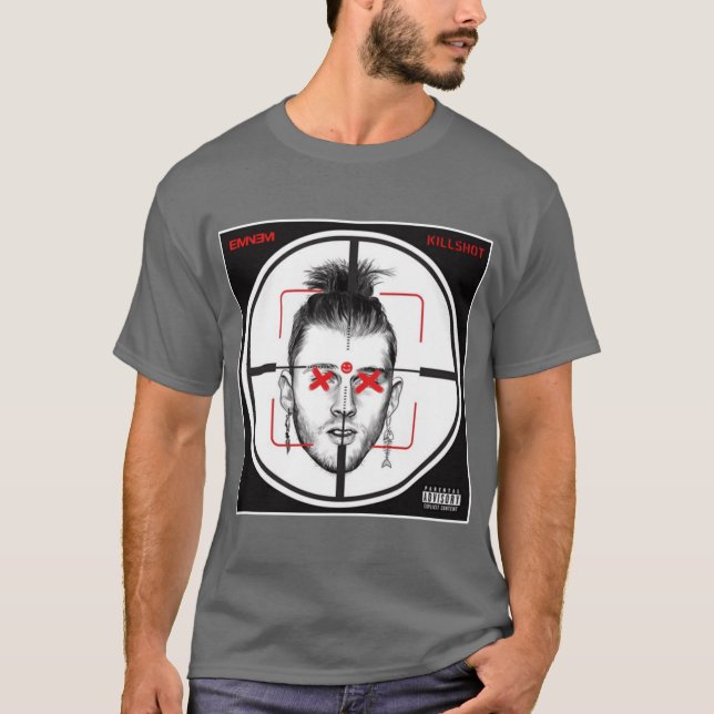 Camiseta Eminem KillShot Music Rapper Hip Hop friend (Frente)
