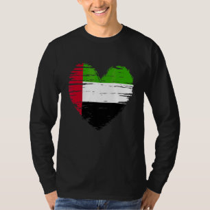 Camiseta Emirados Árabes Unidos Sinalizador dos Emirados Ár