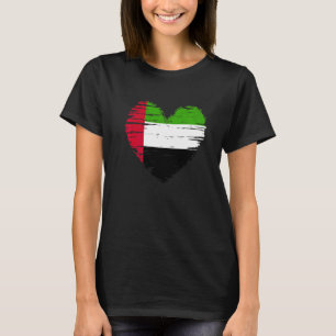 Camiseta Emirados Árabes Unidos Sinalizador dos Emirados Ár