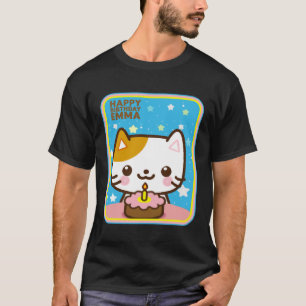 Camiseta Emma Birthday Girls Vintage Disco Ball 70s Spectac