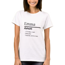 Emma, Definição de Nome Personalizado para Raparig
