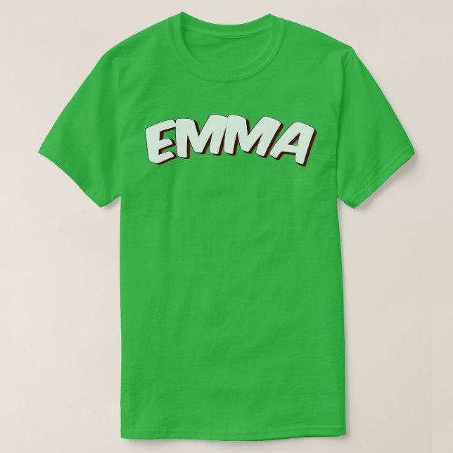 Camiseta Emma Meu nome é Emma 1 (Frente do Design)