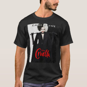Camiseta Emma stone Cruella novo filme Clássico T-Shirt