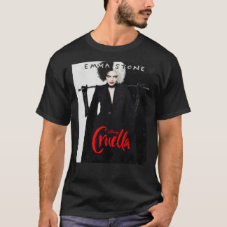 Camiseta Emma stone Cruella novo filme Clássico T-Shirt