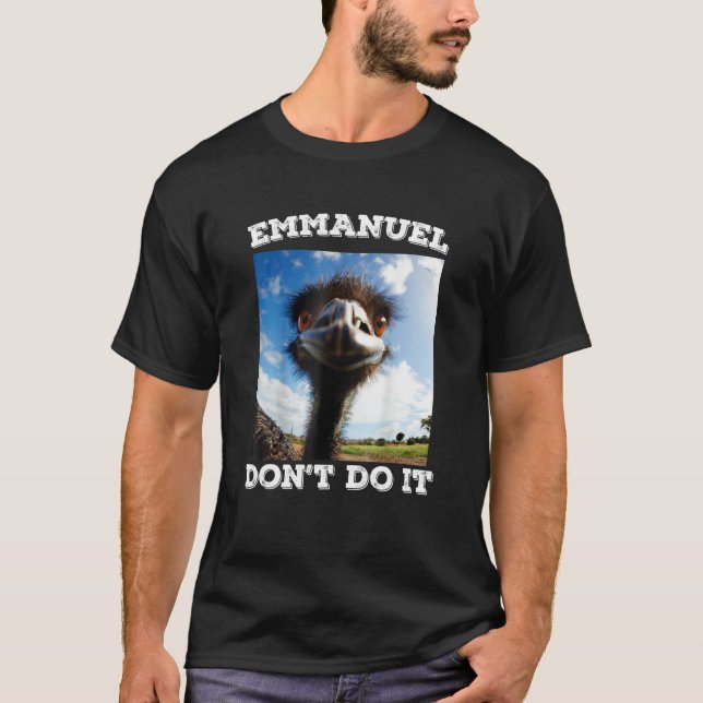 Camiseta Emmanuel Don't Do Emu (Frente)