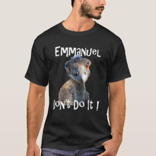 Camiseta Emmanuel Não Faz Isso Viral Emu Tee Gráfico