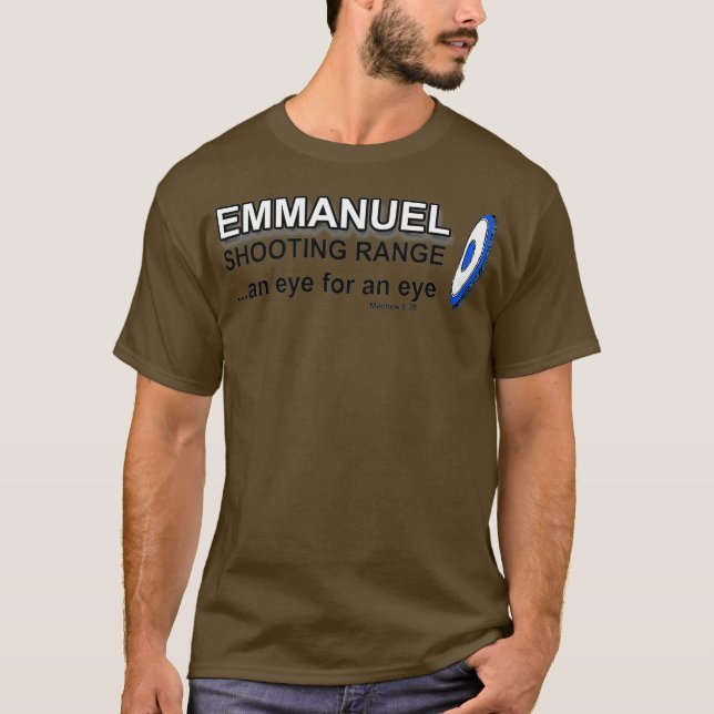 CAMISETA EMMANUEL SHOOTING RANGE UM OLHO PARA UM OLHO 538 (Frente)