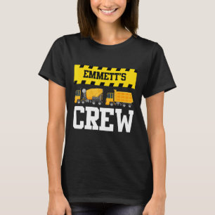 Camiseta Emmett Construção Da Tripulação Personalizada Tru