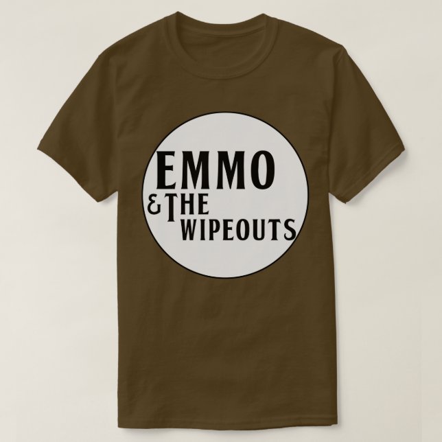 Camiseta Emmo and the Wipeouts  White version  (Frente do Design)