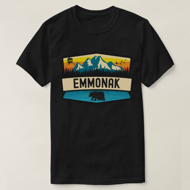 Camiseta Emmonak, Alasca (Frente do Design)