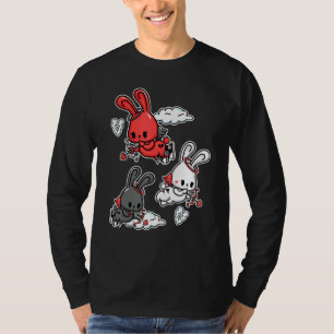 Camiseta Emo Angel Bunny Soft Dia de os namorados Pastel Go