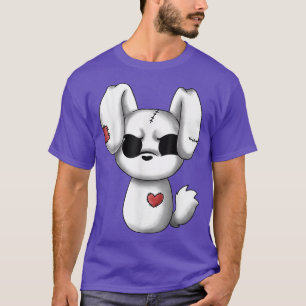 Camiseta Emo Chibi - Gótico de Páscoa Kawaii Emo Bunny