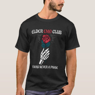 Camiseta Emo Club Mais Velho Nunca Foi Um Gótico De Emo Eng