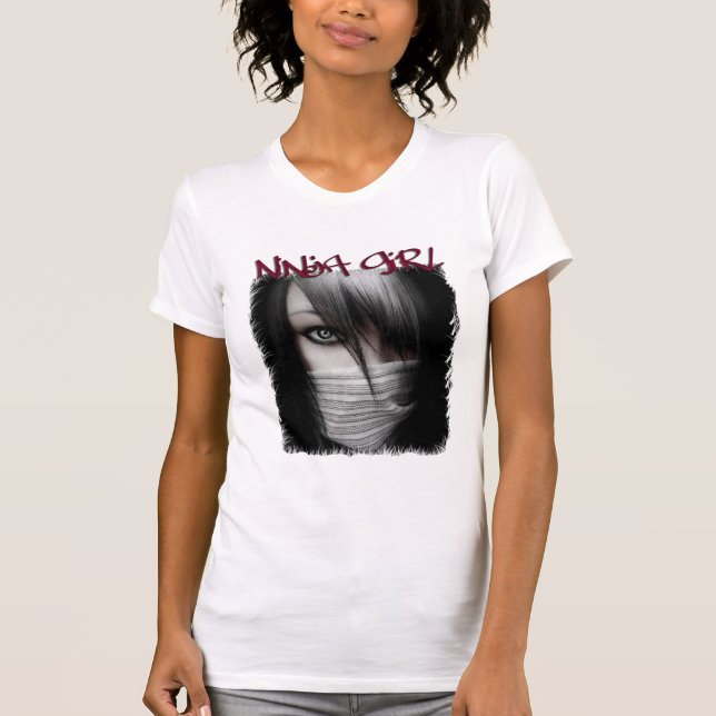 Camiseta emo da menina do ninja (Frente)
